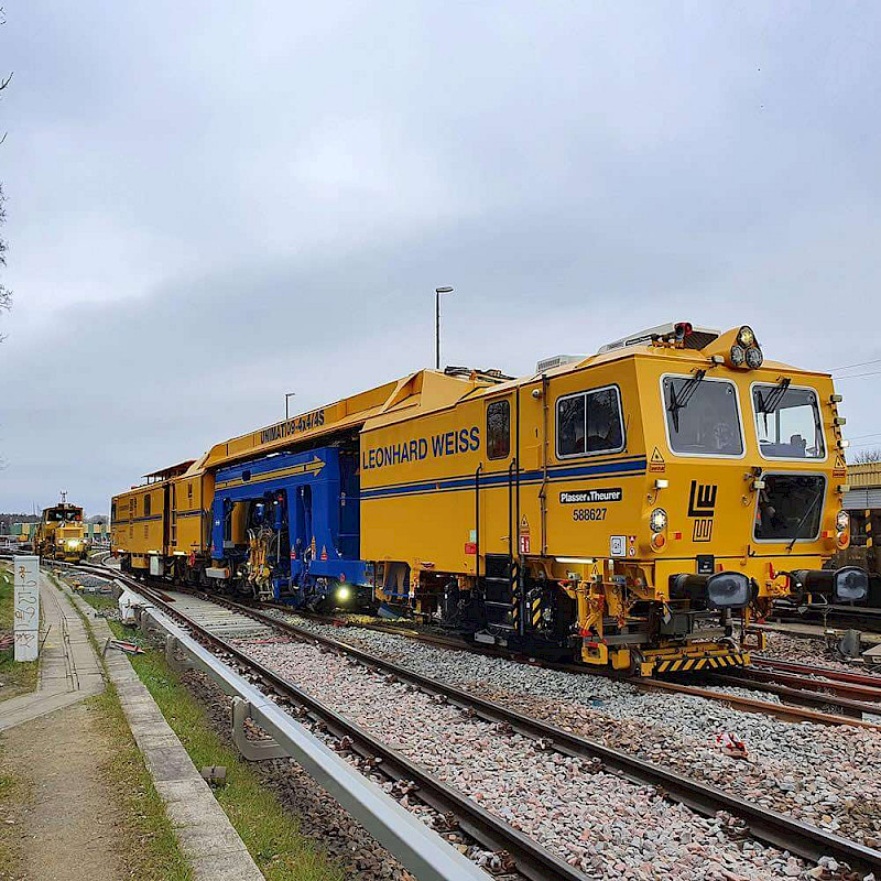S-Bahnwerk Grünau Weichenerneuerung der Weichen 836 und 837
