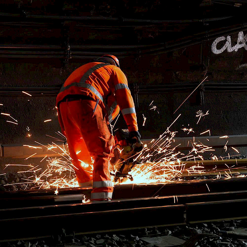 Schweißüberwachung Bahn